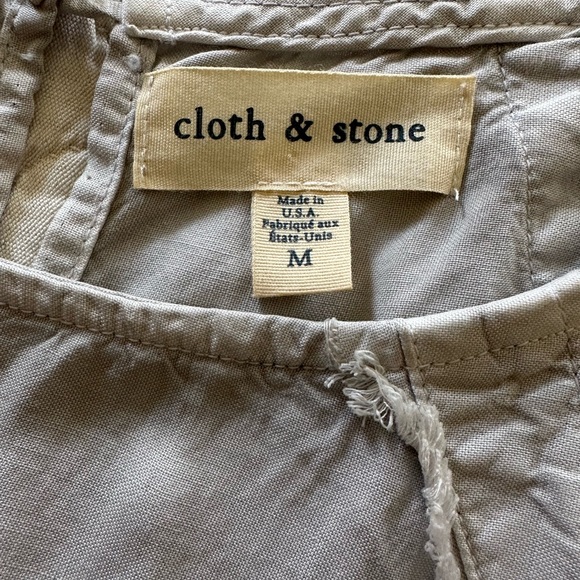 Anthropologie cloth & Stone Fringed Halter Dress. Like New. Size M - Picture 8 of 8